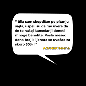 SAJT ZA ADVOKATA ZA 1 DINAR