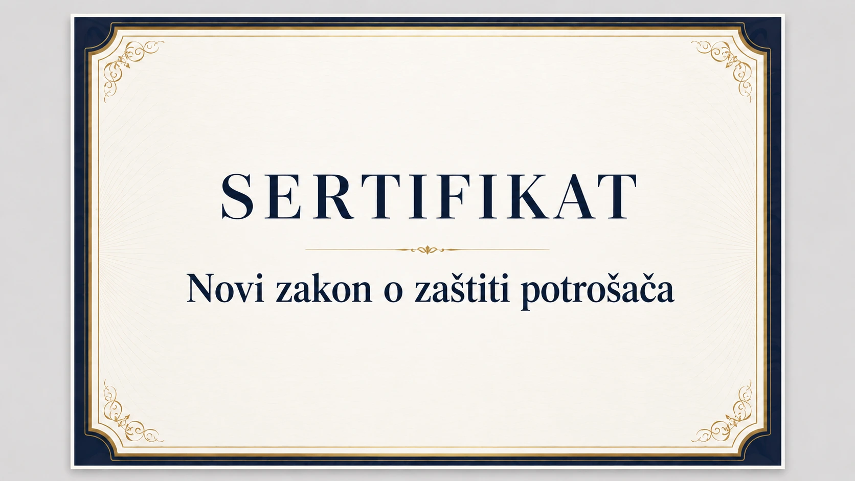 Sertifikat o učešću